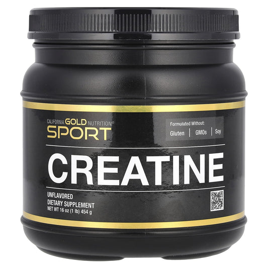 , Creatine Powder, Micronized, Muscle and Strength Support, Creatine Monohydrate, No Gluten, No Gmos, No Soy, Unflavored, 16 Oz (454 G)